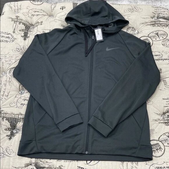 Nike Men's Therma Full Zip Fleece Veneer Hoodie - Picture 2 of 10